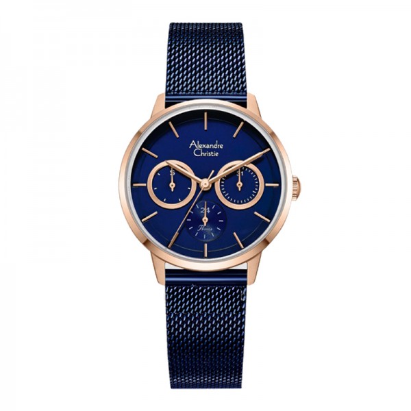 Alexandre Christie AC 2682 Rosegold Blue BFBURBU